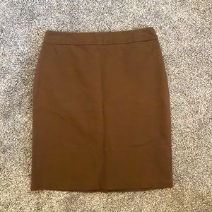 Brown Work Skirt